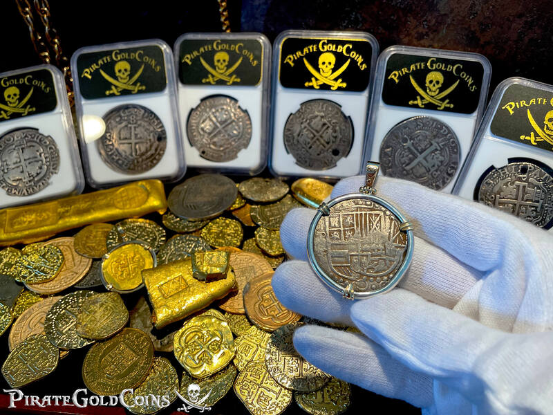 Bolivia 8 Reales 1629 "Panama Hoard" Pendant 4