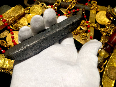 Silver Bar from Maravillas 1656 Shipwreck 570gms Shipwreck Treasure 6