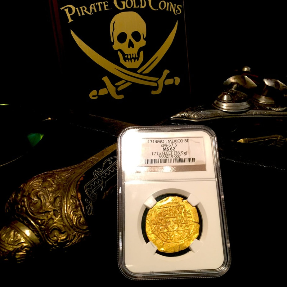 Mexico 8 Escudos "1715 Fleet" 1714 NGC 62