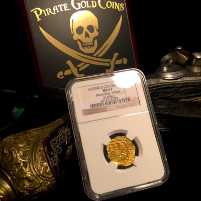 Colombia 2 Escudos 165x "Maravillas Wreck" NGC 61 3