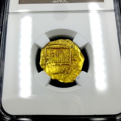 Colombia 2 Escudos 165x "Maravillas Wreck" NGC 61 8