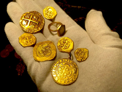 1715 Fleet Shipwreck Ring found in Gold Box Pirate Gold Coins Artifacts 26