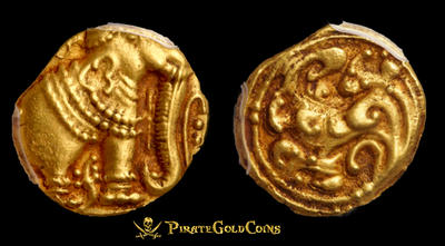 India  1100-1327  "Elephant Pagoda - Gangas of Talakad"  PCGS 62 2