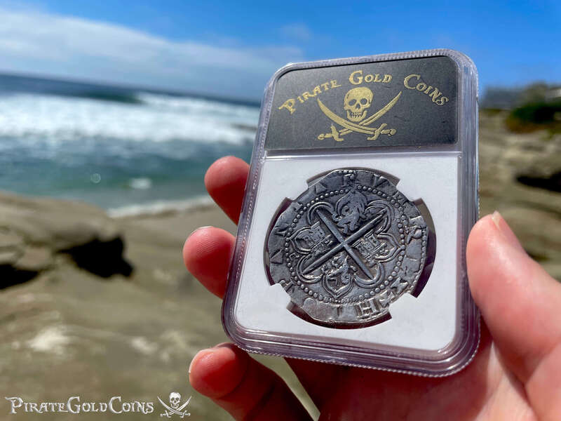 Spain 8 Reales 1556-98 "J.P. Morgan's Personal Coin!" from King Farouk of Egypt 15