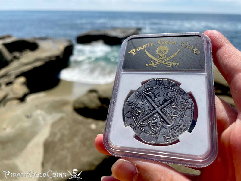 Spain 8 Reales 1556-98 "J.P. Morgan's Personal Coin!" from King Farouk of Egypt 18