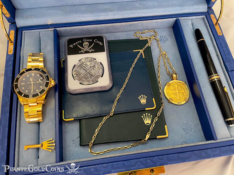 Spain 8 Reales 1556-98 "J.P. Morgan's Personal Coin!" from King Farouk of Egypt 36