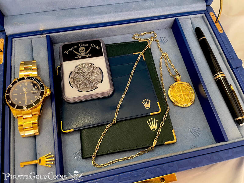 Spain 8 Reales 1556-98 "J.P. Morgan's Personal Coin!" from King Farouk of Egypt 37