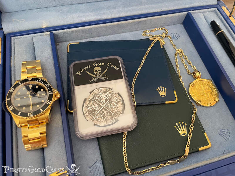 Spain 8 Reales 1556-98 "J.P. Morgan's Personal Coin!" from King Farouk of Egypt 40