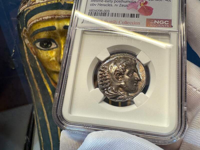 Kingdom of Macedon "Alexander the Great- Lifetime" NGC Ch AU 5x4 16