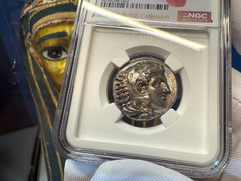 Kingdom of Macedon "Alexander the Great- Lifetime" NGC Ch AU 5x4 17