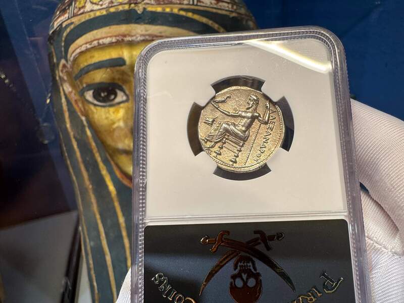 Kingdom of Macedon "Alexander the Great- Lifetime" NGC Ch AU 5x4 19