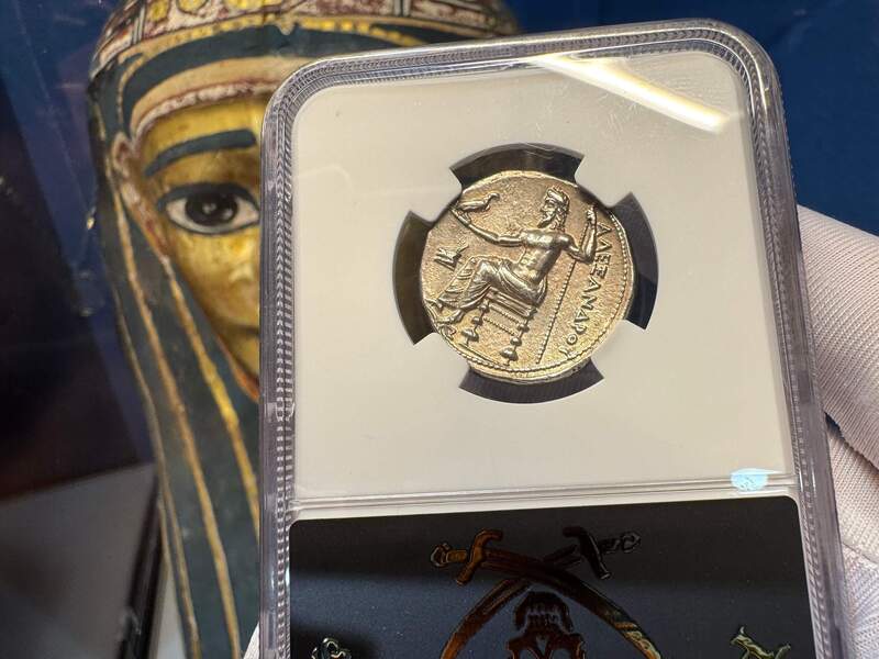 Kingdom of Macedon "Alexander the Great- Lifetime" NGC Ch AU 5x4 20