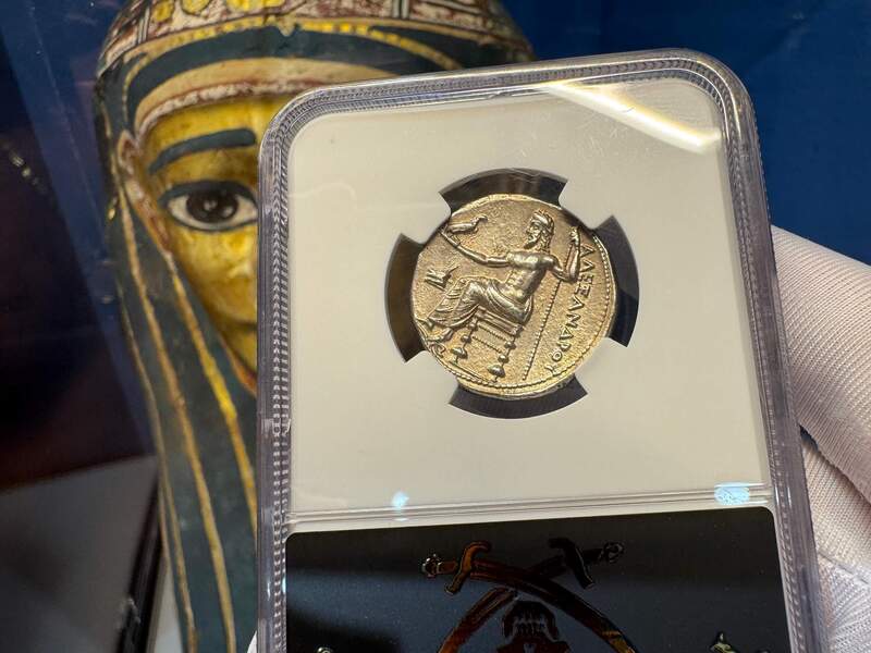 Kingdom of Macedon "Alexander the Great- Lifetime" NGC Ch AU 5x4 21