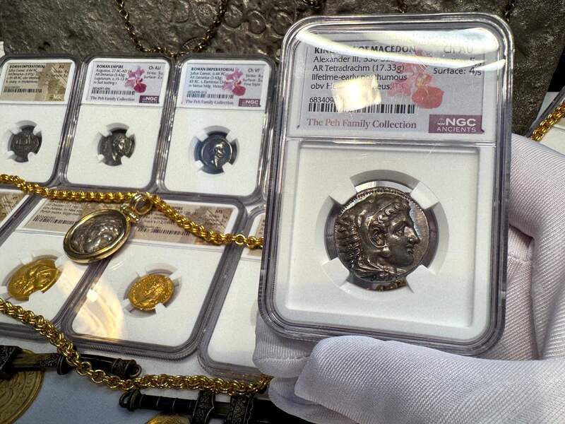 Kingdom of Macedon "Alexander the Great- Lifetime" NGC Ch AU 5x4 9