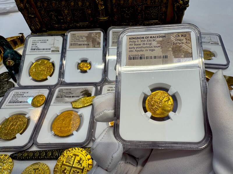 Kingdom of Macedon "Philip II" 359-336BC NGC CH AU 5x4 10