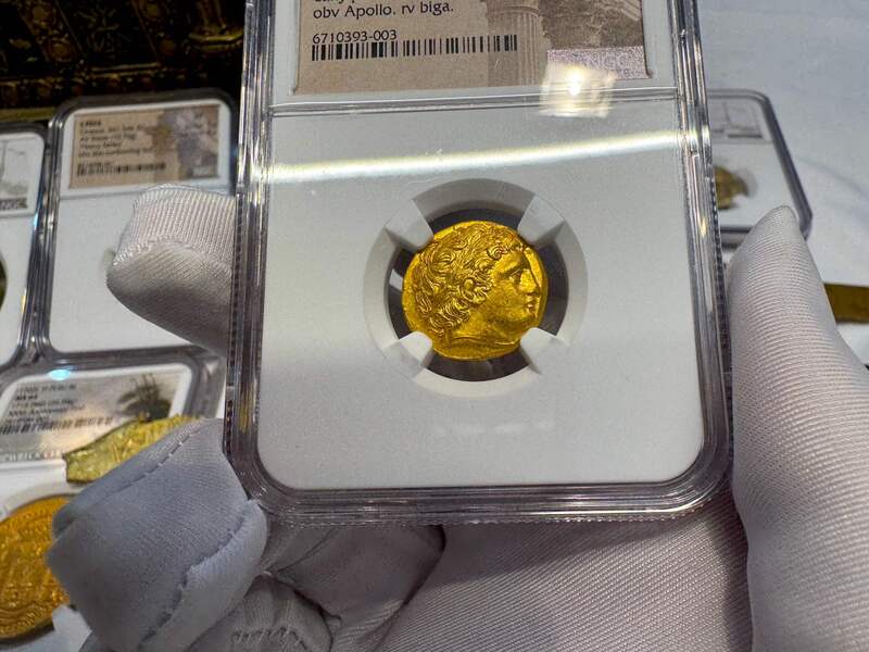 Kingdom of Macedon "Philip II" 359-336BC NGC CH AU 5x4 17