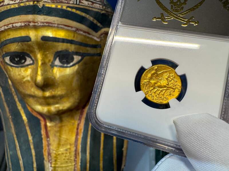 Kingdom of Macedon "Philip II" 359-336BC NGC CH AU 5x4 7