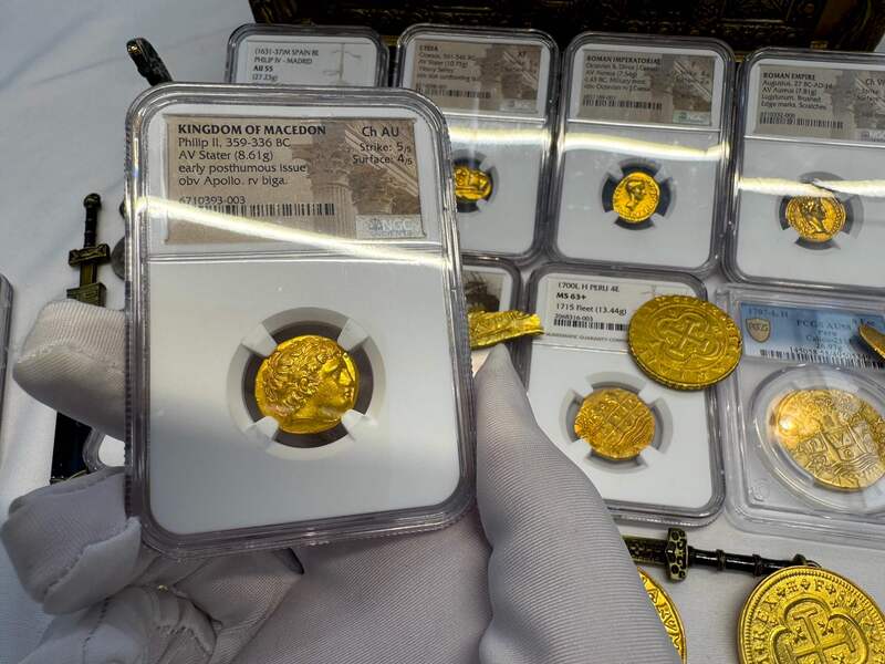 Kingdom of Macedon "Philip II" 359-336BC NGC CH AU 5x4 22