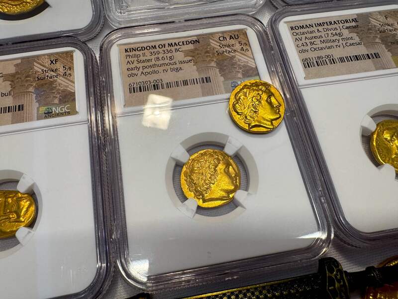 Kingdom of Macedon "Philip II" 359-336BC NGC CH AU 5x4 15
