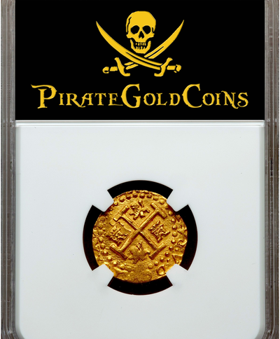 Peru  2 Escudos  1710  "1715 Plate Fleet Shipwreck"  NGC 62  Mel Fisher COA 8