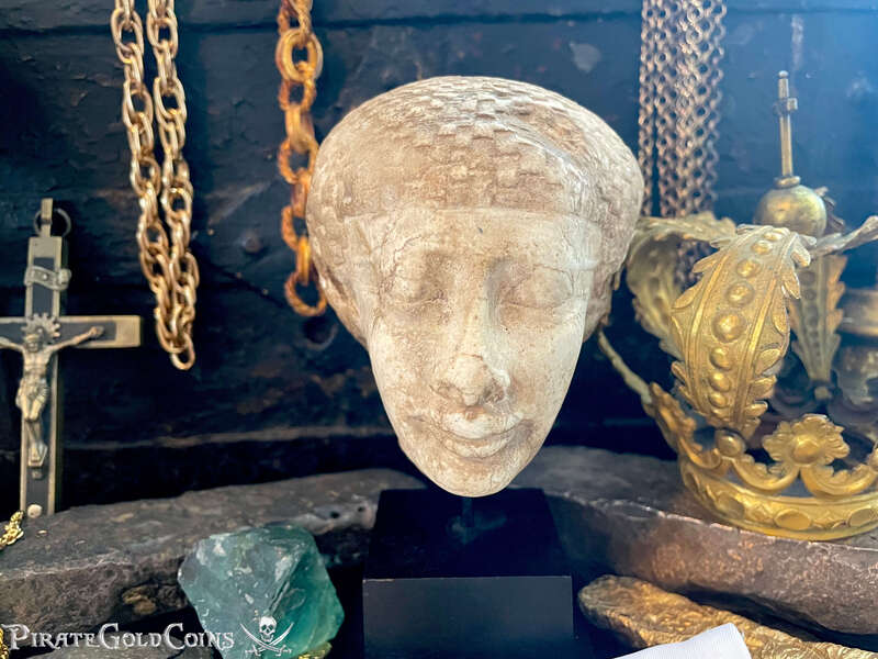 Ancient Egyptian Limestone Head of Man 600-300 BC 5