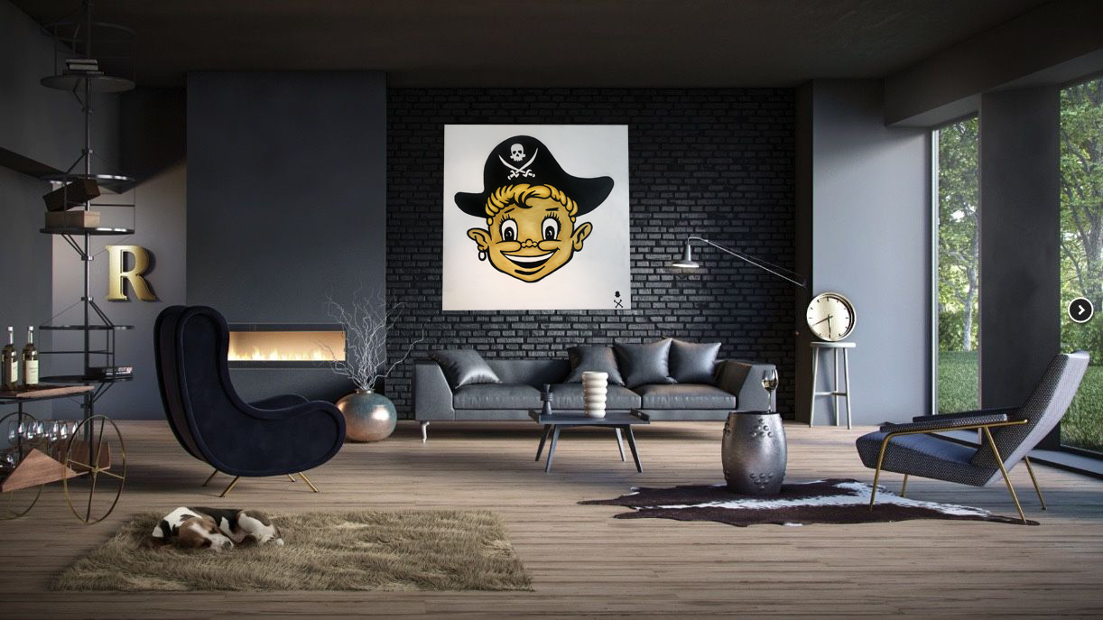 Treasure Paintings by JR Bissell: "Loot Boy" 4
