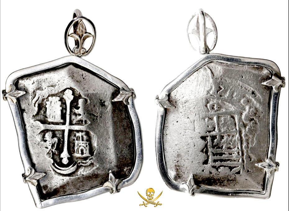 Mexico 8 Reales 1713 Pendant