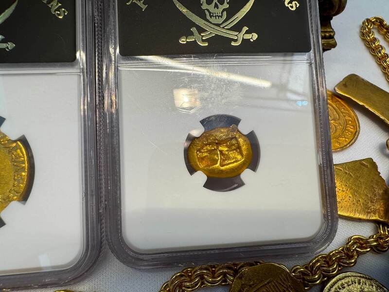 Lydia Stater "World's First Gold Coinage" 561-546BC NGC XF 5x2 7