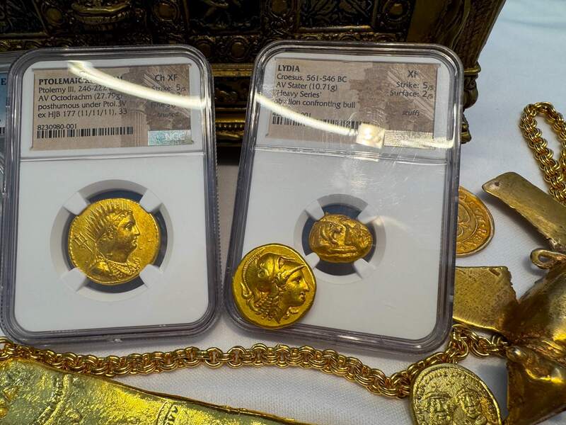 Lydia Stater "World's First Gold Coinage" 561-546BC NGC XF 5x2 12