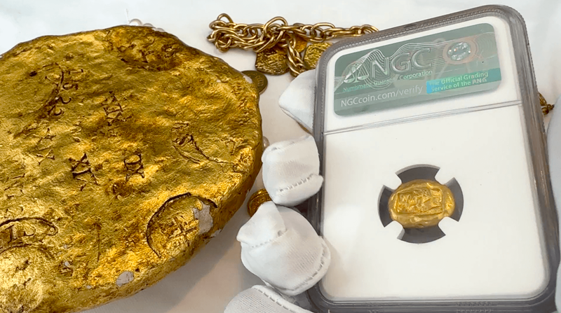 Lydia Stater 'First Gold Coinage' Heavy Weight NGC XF 5x3 3