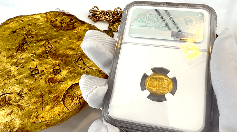 Lydia Stater 'First Gold Coinage' Heavy Weight NGC XF 5x3 6