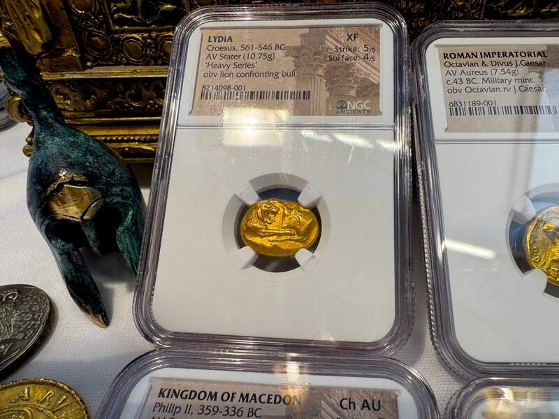 Lydia Stater Heavy Weight "World's First Gold Coinage" NGC XF 28