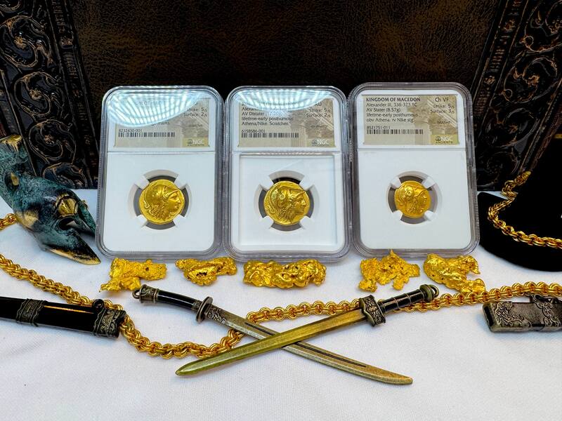 Kingdom of Macedon Distater "Alexander the Great" NGC AU 5x2 13