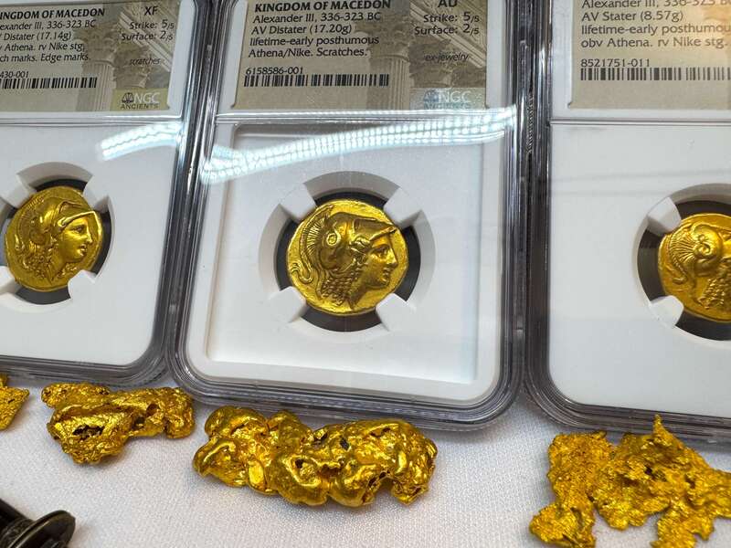 Kingdom of Macedon Distater "Alexander the Great" NGC AU 5x2 37