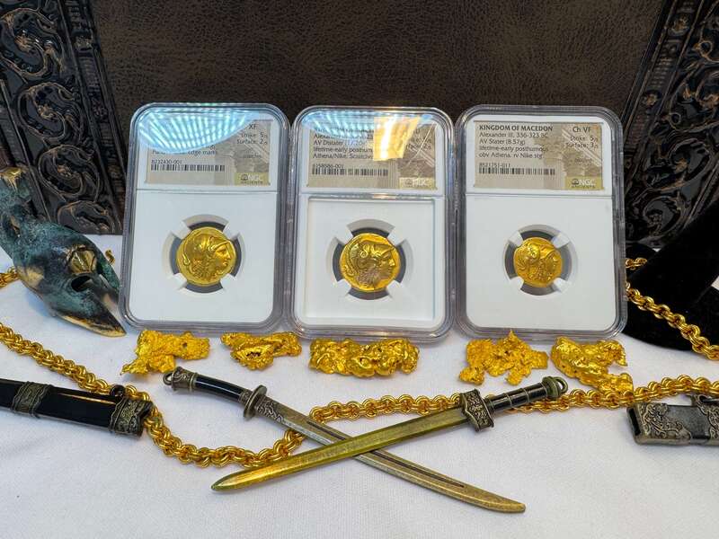 Kingdom of Macedon Distater "Alexander the Great" NGC AU 5x2 50