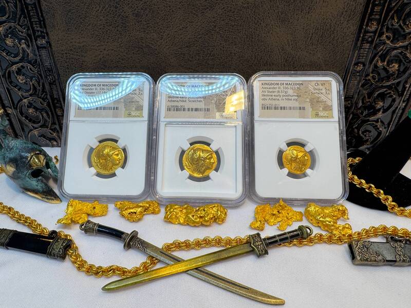 Kingdom of Macedon Distater "Alexander the Great" NGC AU 5x2 63