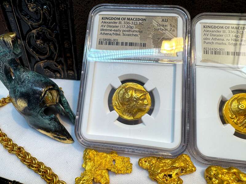 Kingdom of Macedon Distater "Alexander the Great" NGC AU 5x2 46