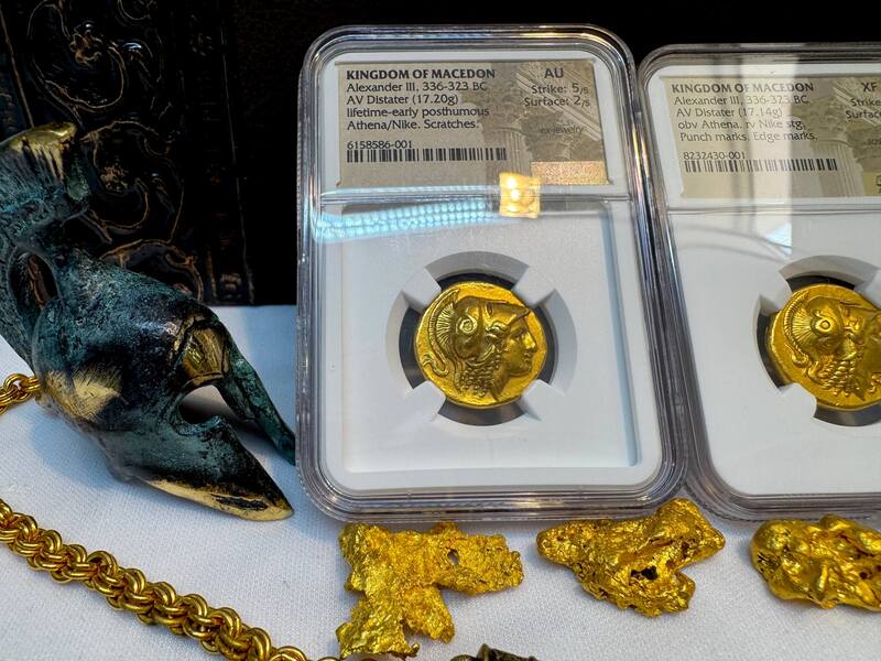 Kingdom of Macedon Distater "Alexander the Great" NGC AU 5x2 53