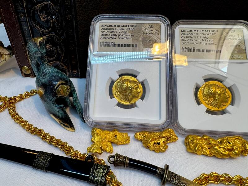 Kingdom of Macedon Distater "Alexander the Great" NGC AU 5x2 65