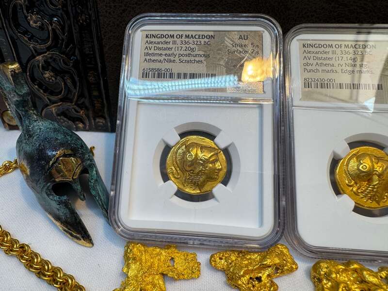Kingdom of Macedon Distater "Alexander the Great" NGC AU 5x2 45