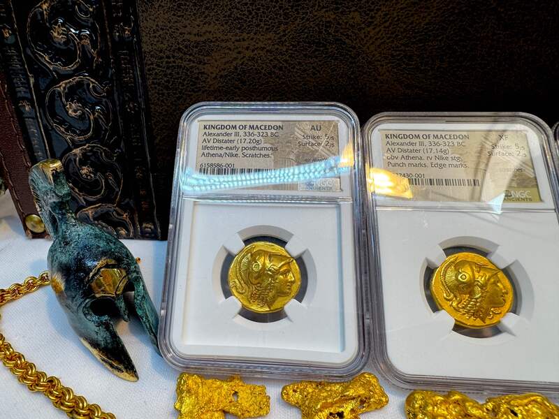 Kingdom of Macedon Distater "Alexander the Great" NGC AU 5x2 67