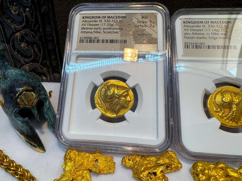 Kingdom of Macedon Distater "Alexander the Great" NGC AU 5x2 47