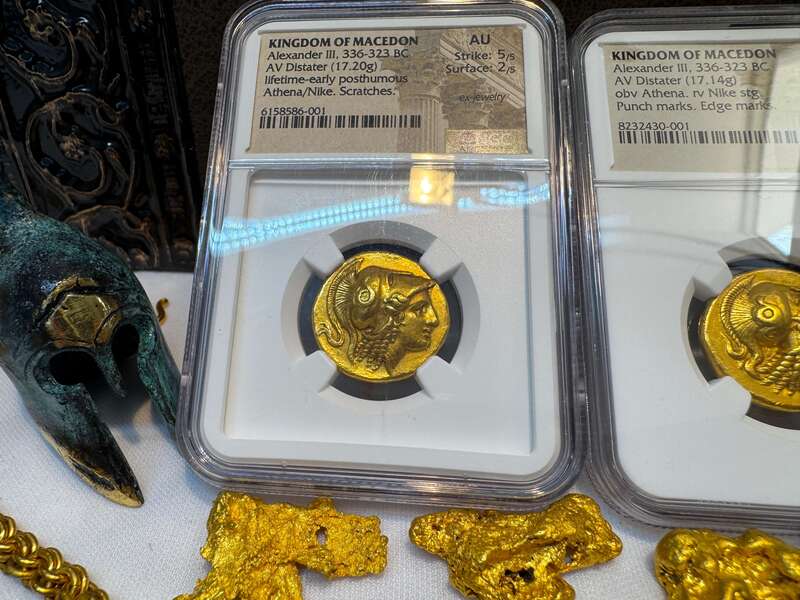 Kingdom of Macedon Distater "Alexander the Great" NGC AU 5x2 48