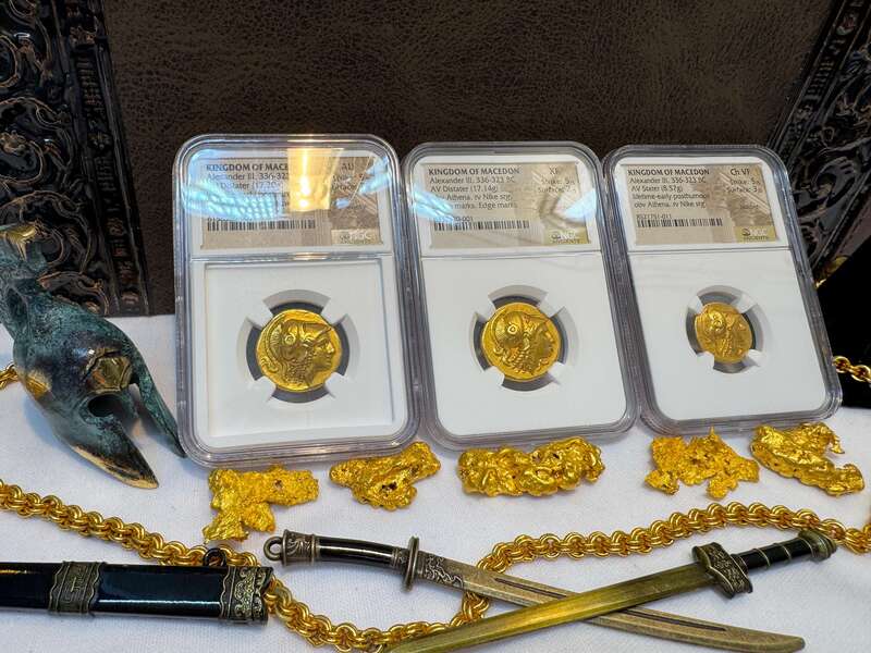 Kingdom of Macedon Distater "Alexander the Great" NGC AU 5x2 68