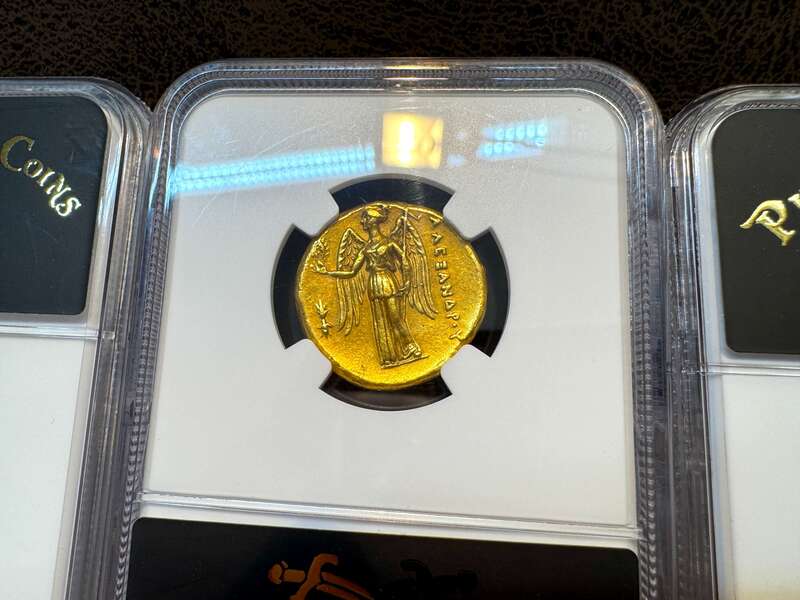 Kingdom of Macedon Distater "Alexander the Great" NGC AU 5x2 7