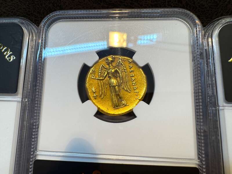 Kingdom of Macedon Distater "Alexander the Great" NGC AU 5x2 35