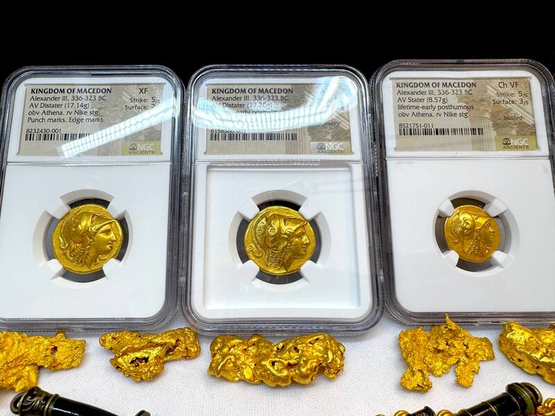 Kingdom of Macedon Distater "Alexander the Great" NGC AU 5x2 26