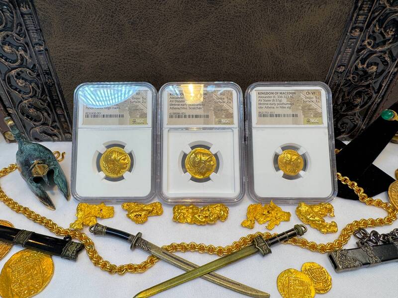 Kingdom of Macedon Distater "Alexander the Great" NGC AU 5x2 51