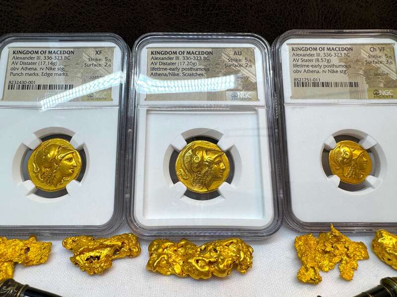 Kingdom of Macedon Distater "Alexander the Great" NGC AU 5x2 3