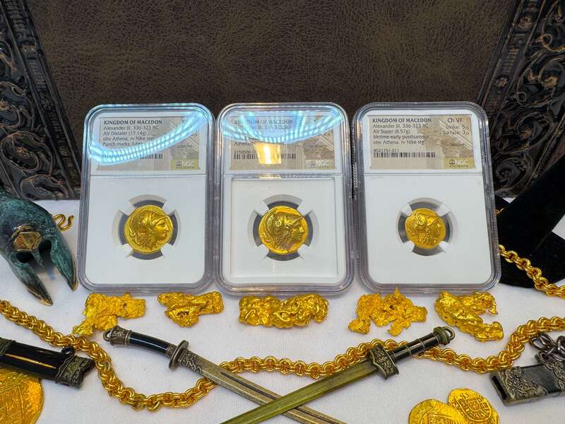 Kingdom of Macedon Distater "Alexander the Great" NGC AU 5x2 70